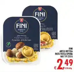 Deco Supermercati Fini antica bottega pasta fresca ripiena offerta