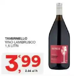 Sisa Tavernello vino lambrusco offerta