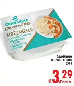 Deco Supermercati Granarolo mozzarella cucina offerta