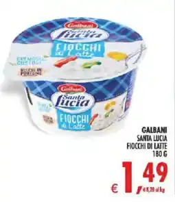 Deco Supermercati Galbani santa lucia fiocchi di latte offerta