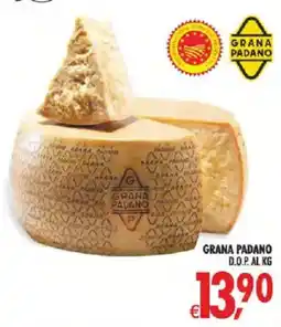 Deco Supermercati Grana padano d.o.p. al kg offerta