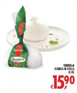Deco Supermercati Gioiella burrata in foglia al kg offerta
