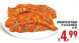 Deco Supermercati Cosciotto di pollo in salsa barbecue al kg offerta