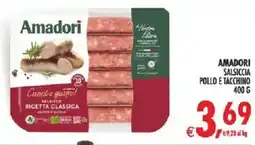 Deco Supermercati Amadori salsiccia pollo e tacchino offerta