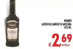 Deco Supermercati Ponti aceto balsamico di modena offerta