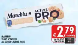 Deco Supermercati Mareblu tonno active pro all'olio di girasole offerta
