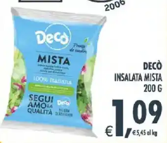 Deco Supermercati Decò insalata mista offerta