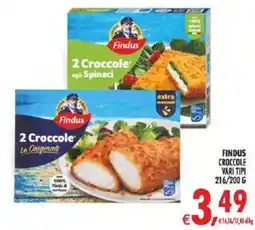 Deco Supermercati Findus croccole offerta