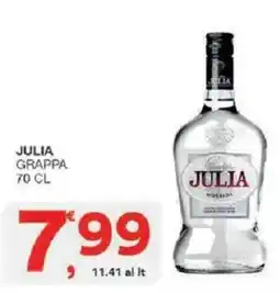 Sisa Julia grappa offerta