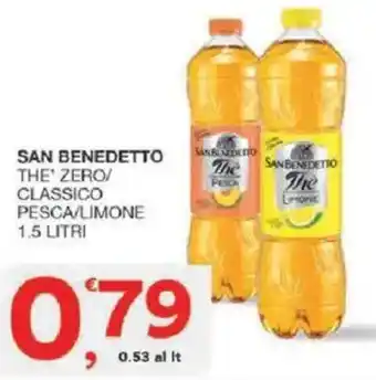 Sisa San benedetto the' zero/ classico pesca/limone offerta