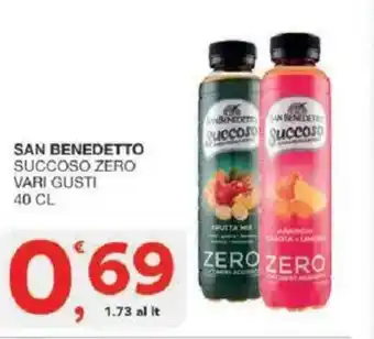 Sisa San benedetto succoso zero offerta