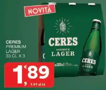 Sisa Ceres premium lager offerta