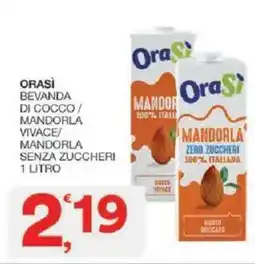 Sisa Orasì bevanda di cocco / mandorla vivace/ mandorla senza zuccheri offerta