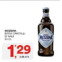 Sisa Messina birra cristalli di sale offerta