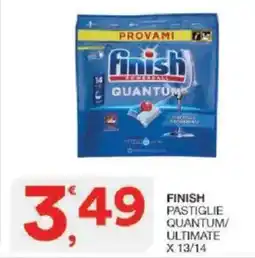 Sisa Finish pastiglie quantum/ ultimate x 13/14 offerta