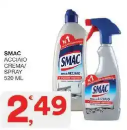 Sisa Smac smac acciaio crema spray offerta