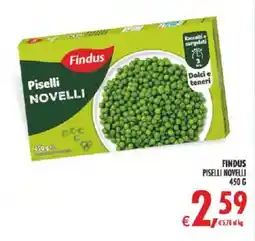Deco Supermercati Findus piselli novelli offerta