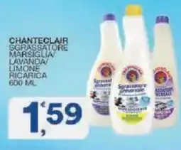 Sisa Chanteclair scrassatore marsiglia lavanda limone ricarica offerta