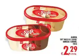 Deco Supermercati Algida soft vaniglia e cacao/ vaniglia e caramel offerta