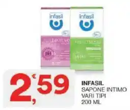 Sisa Infasil sapone intimo offerta