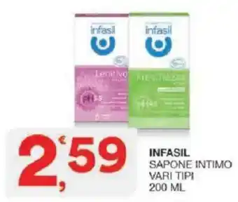 Sisa Infasil sapone intimo offerta