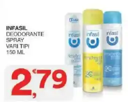 Sisa Infasil deodorante spray offerta