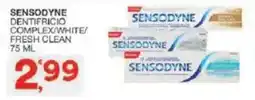 Sisa Sensodyne dentifricio complex/white/ fresh clean offerta