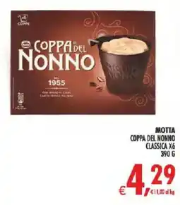 Deco Supermercati Motta coppa del nonno classica x6 offerta