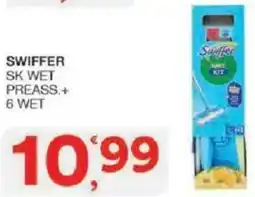 Sisa Swiffer sk wet preass.+ 6 wet offerta