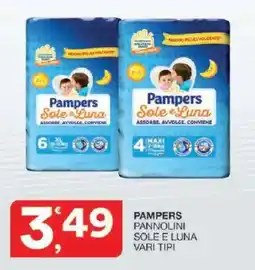 Sisa Pampers pannolini sole e luna offerta
