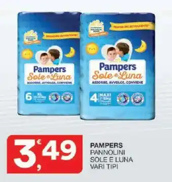 Sisa Pampers pannolini sole e luna offerta