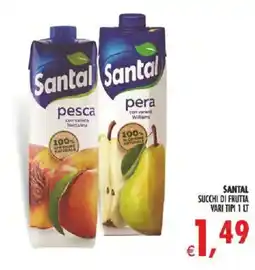 Deco Supermercati Santal succhi di frutta offerta