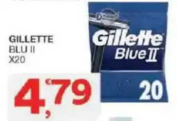 Sisa Gillette Blue II X20 offerta