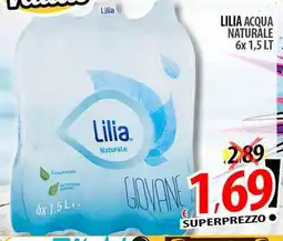 Il Genio Supermercato Lilia acqua naturale offerta