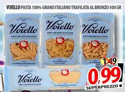 Il Genio Supermercato Voiello pasta 100% grano italiano trafilata al bronzo offerta