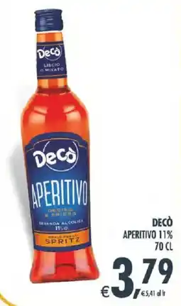 Deco Supermercati Decò aperitivo 11% offerta