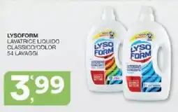 Sisa Lysoform lavatrice liquido classico/color offerta