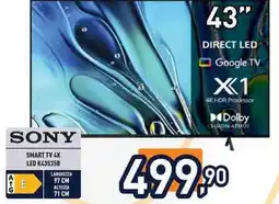 Unieuro SONY SMART TV 4K LED K43S35B offerta