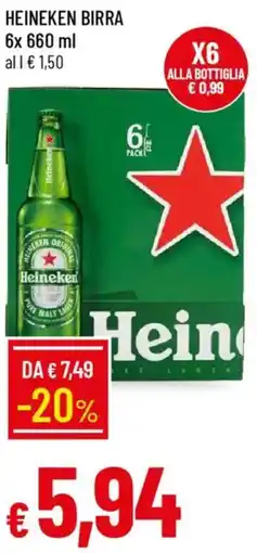 Galassia Heineken birra offerta