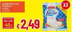Galassia Galbani santa lucia mozzarella offerta