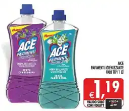 Deco Supermercati Ace pavimenti igienizzante offerta