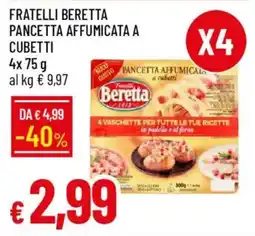 Galassia Fratelli beretta pancetta affumicata a cubetti offerta