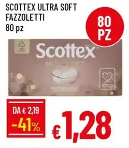 Galassia Scottex ultra soft fazzoletti 80 pz offerta