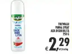 Deco Supermercati Trevalli panna spray alta digeribilità offerta