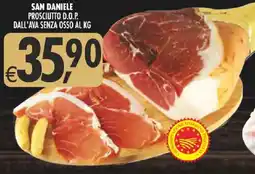 Deco Supermercati San daniele prosciutto d.o.p. dall'ava senza osso offerta