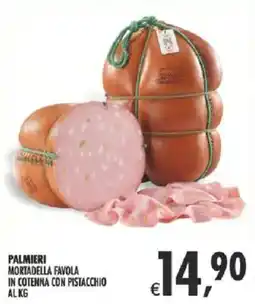 Deco Supermercati Palmieri mortadella favola in cotenna con pistacchio offerta