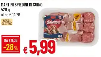 Galassia Martini spiedini di suino offerta