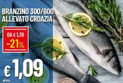 Galassia Branzino 300/600 allevato croazia offerta