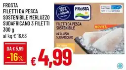 Galassia Frosta filetti da pesca sostenibile merluzzo sudafricano 3 filetti filetti da pesca offerta