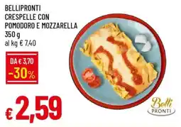 Galassia Bellipronti crespelle con pomodoro e mozzarella offerta